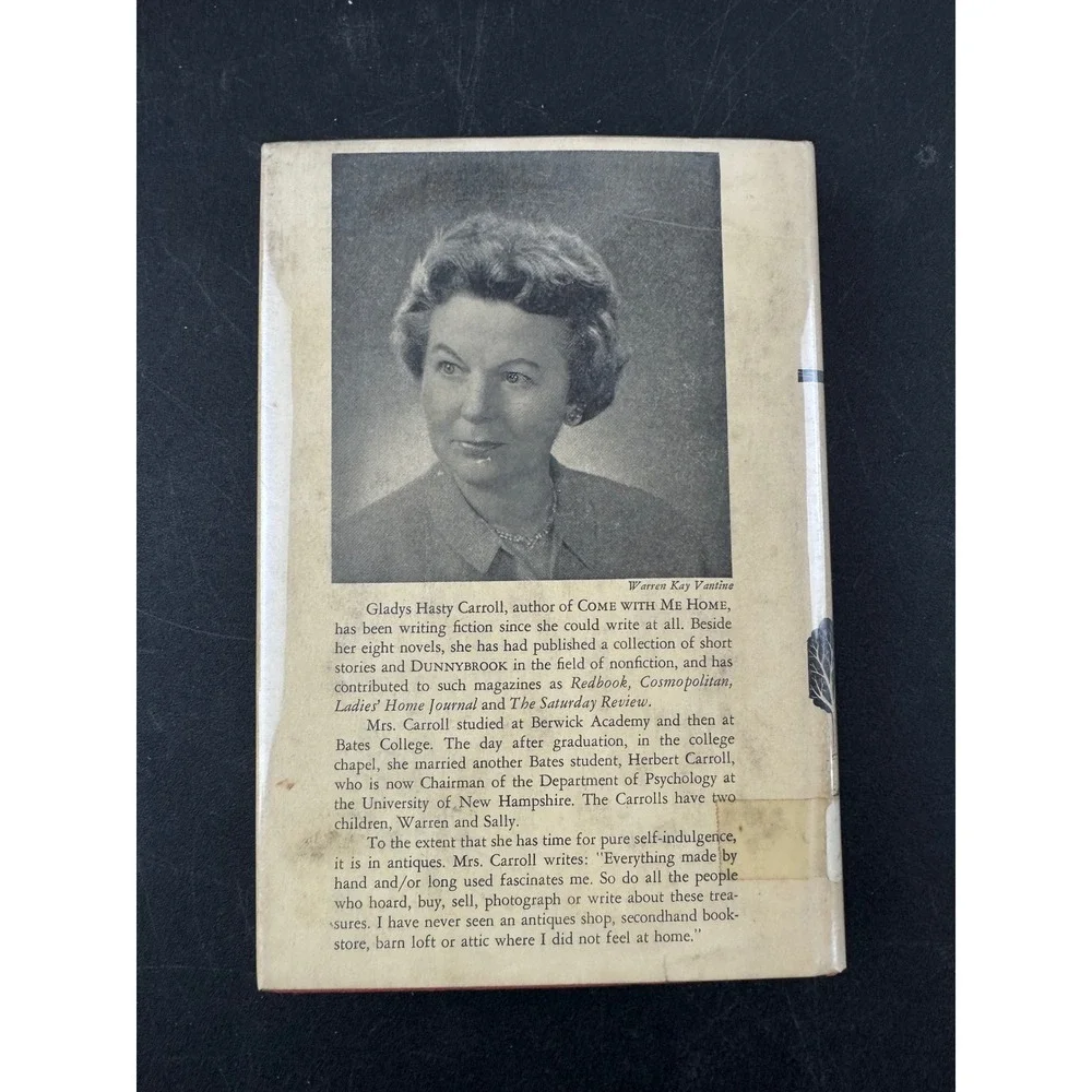 Come With Me Home Gladys Hasty Carroll 1960‎ Hardcover Dust Jacket 2nd Printing